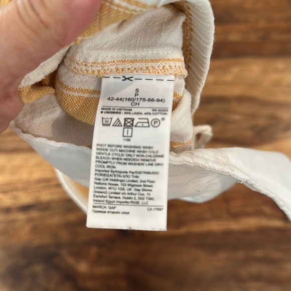 Gap Utility Linen Cotton Blend Short SzS - Picture 6 of 9